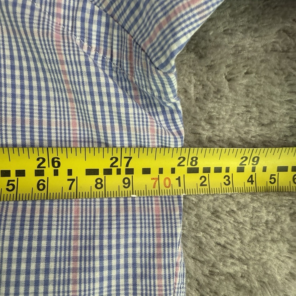 Ralph Lauren Vintage Yarmouth Shirt Mens 17.5 34/35 Plaid Button Down Cotton - Picture 5 of 9